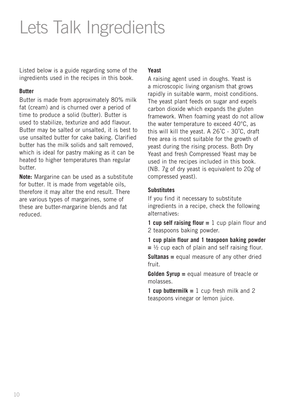 Lets talk ingredients | Sunbeam MX7700 User Manual | Page 12 / 40