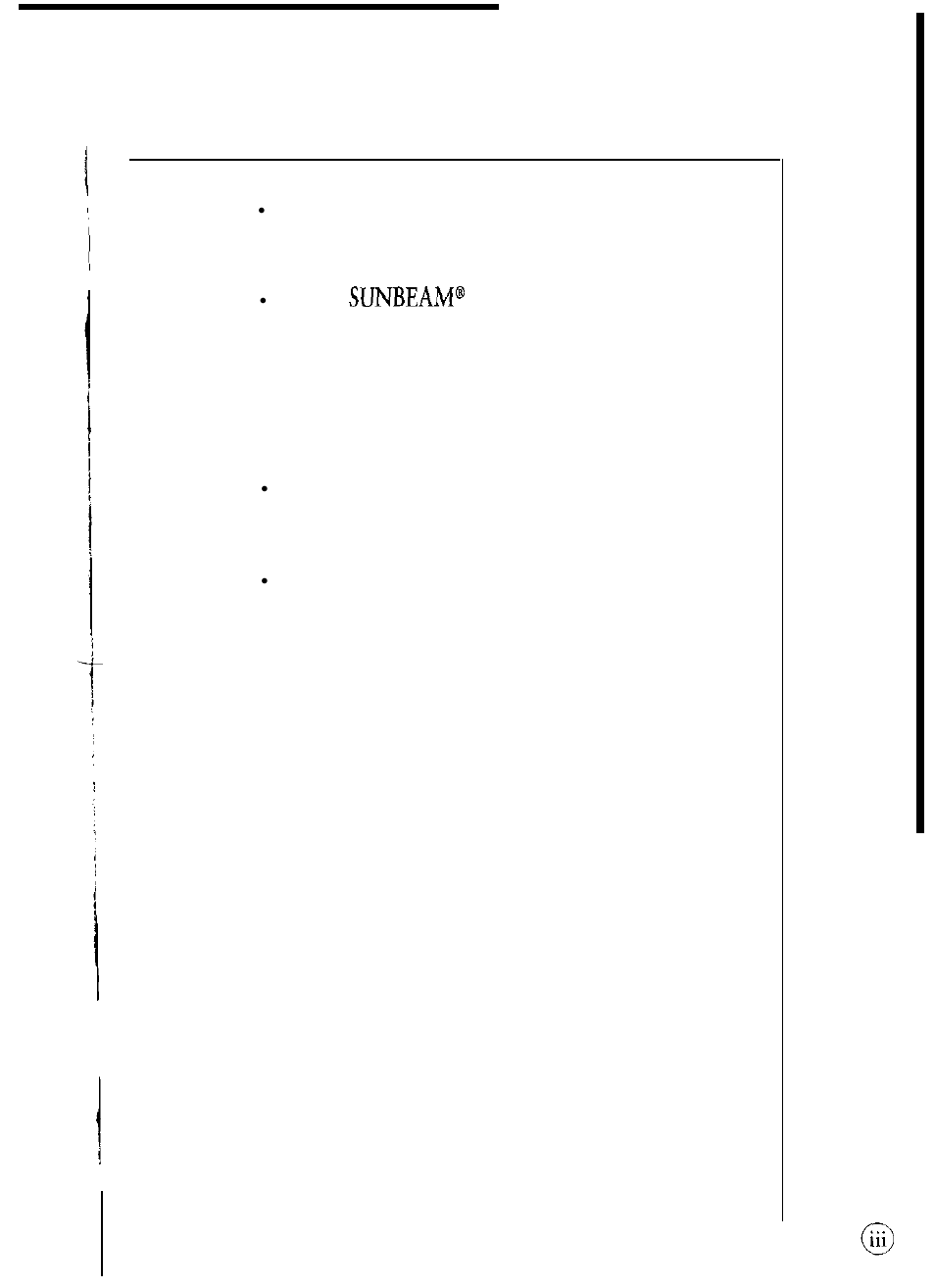 Special instructions | Sunbeam 4040-026 User Manual | Page 3 / 36