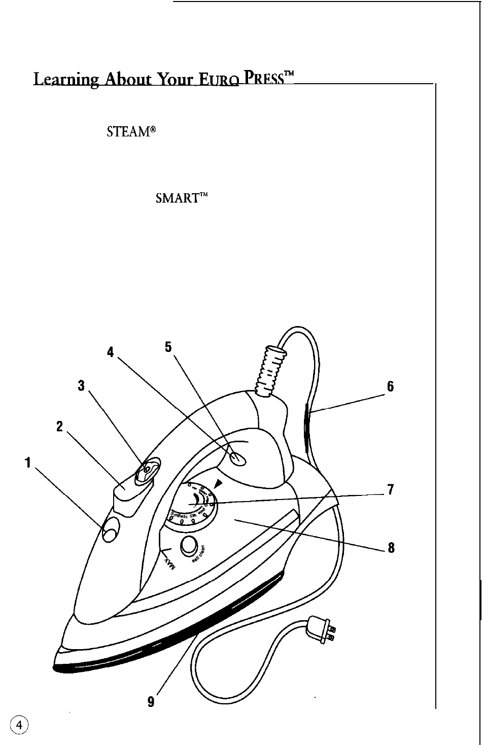 Iron | Sunbeam 4040-026 User Manual | Page 6 / 36
