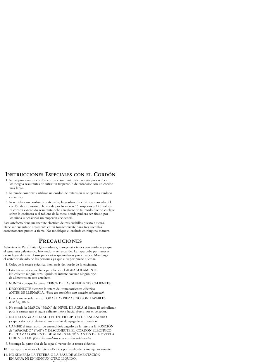 Sunbeam KJX17CL User Manual | Page 10 / 24