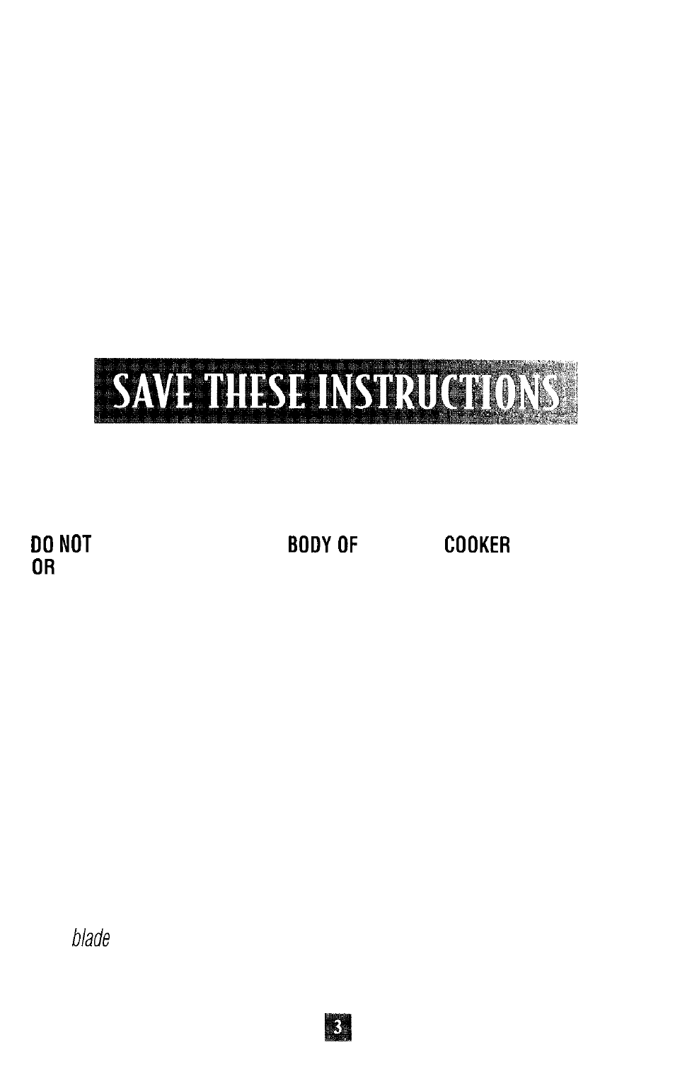 Sunbeam 4707 User Manual | Page 3 / 11