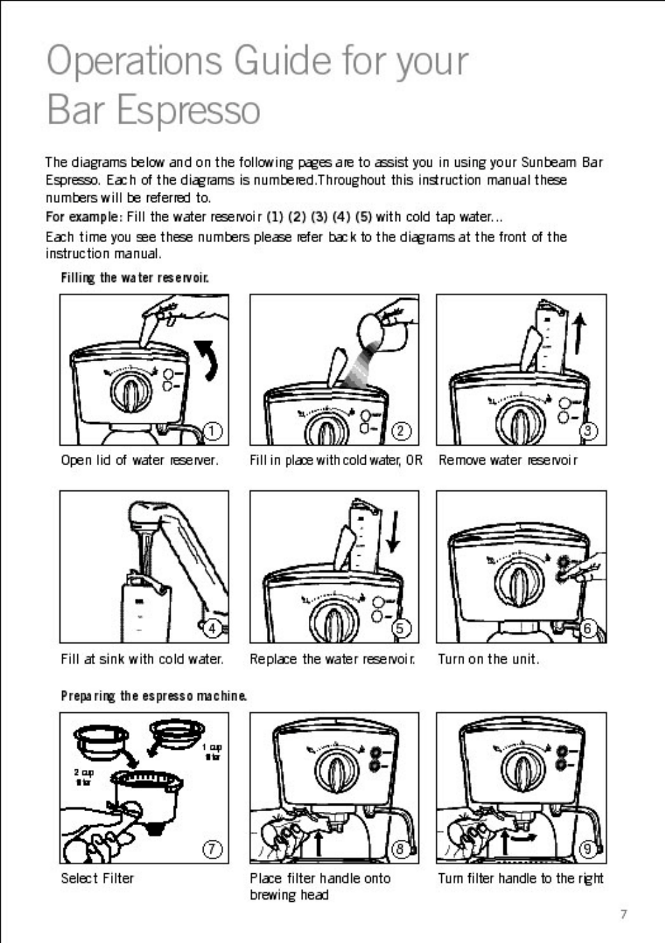 Sunbeam EM3500S User Manual | Page 9 / 28