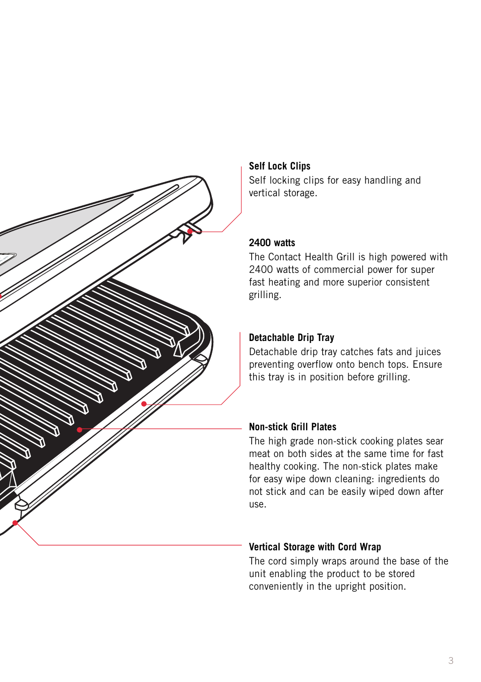 Sunbeam GC4600 User Manual | Page 5 / 24