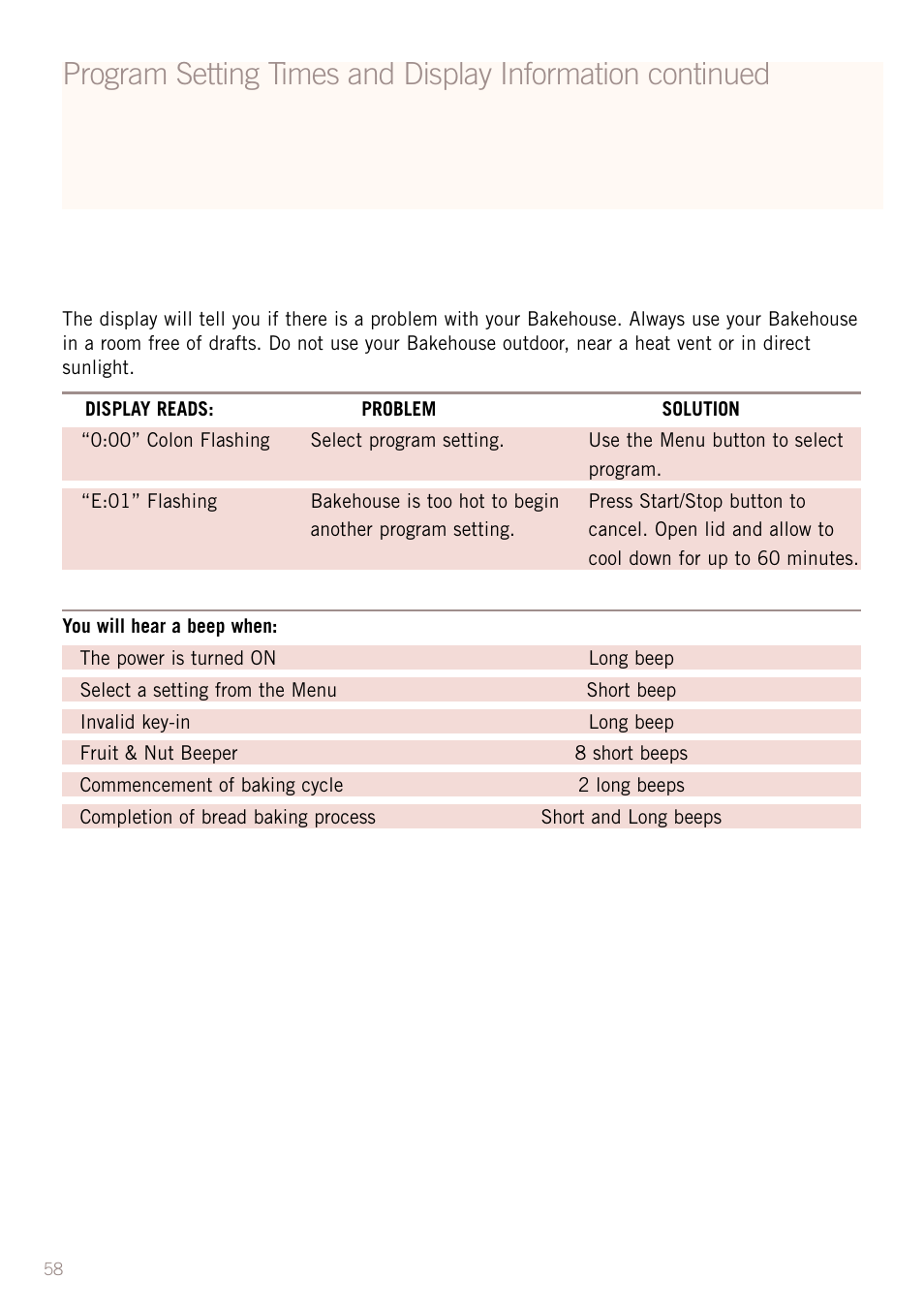 Sunbeam BM3500 User Manual | Page 61 / 67