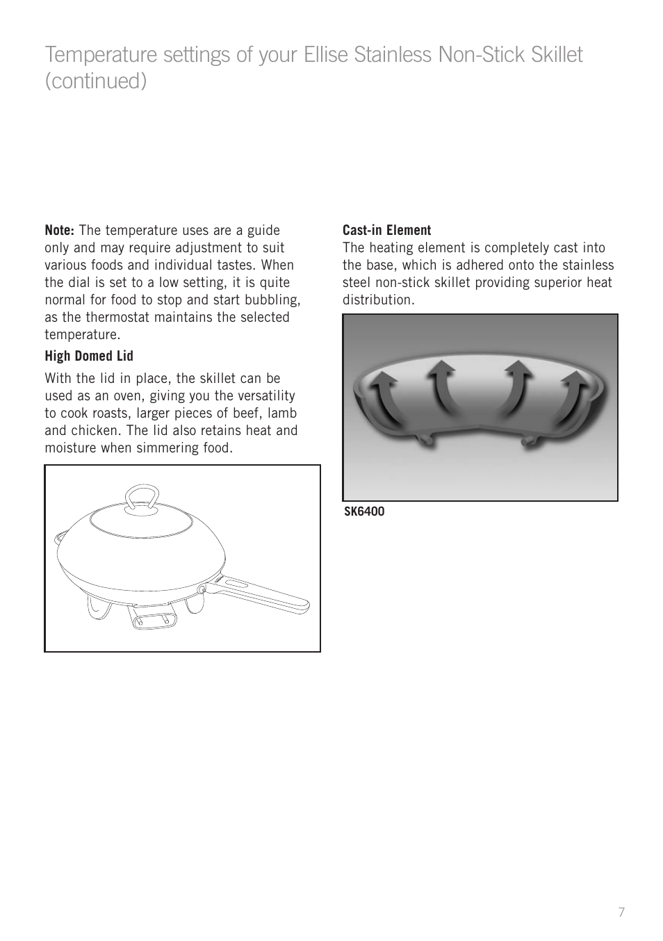 Sunbeam SK6400 User Manual | Page 8 / 29
