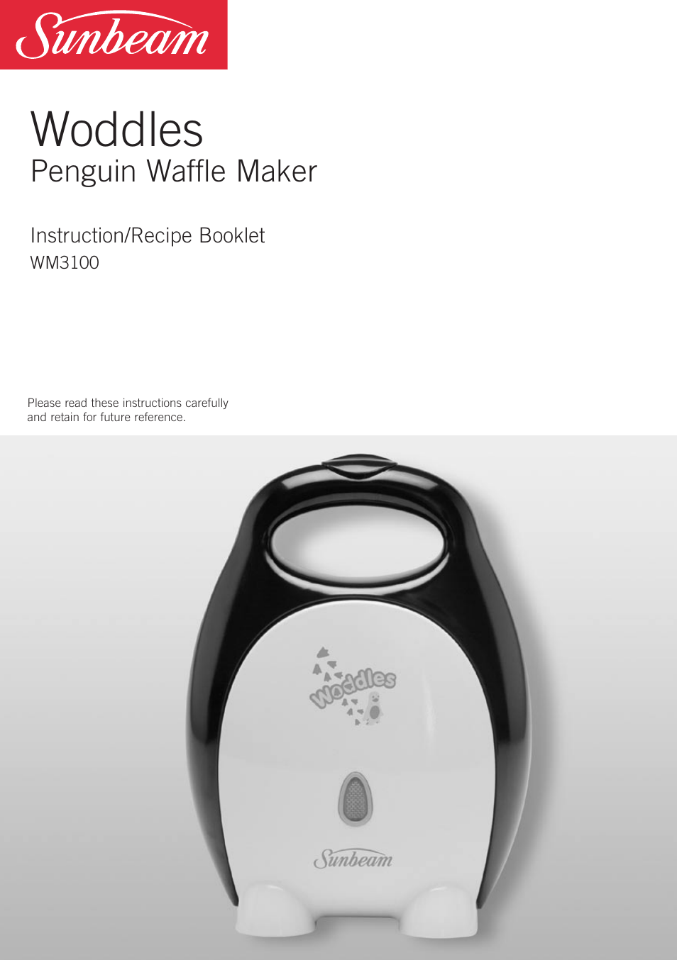 Sunbeam WM3100 User Manual | 12 pages