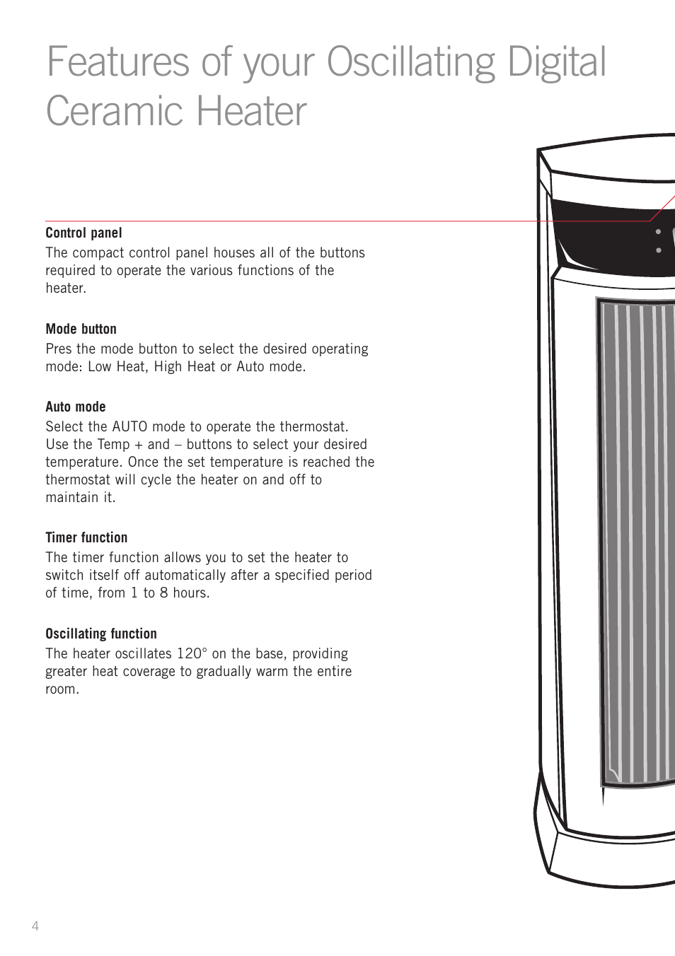 Sunbeam HE2800 User Manual | Page 6 / 12