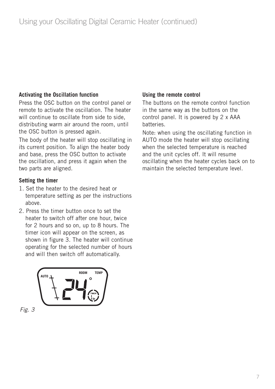 Sunbeam HE2800 User Manual | Page 9 / 12