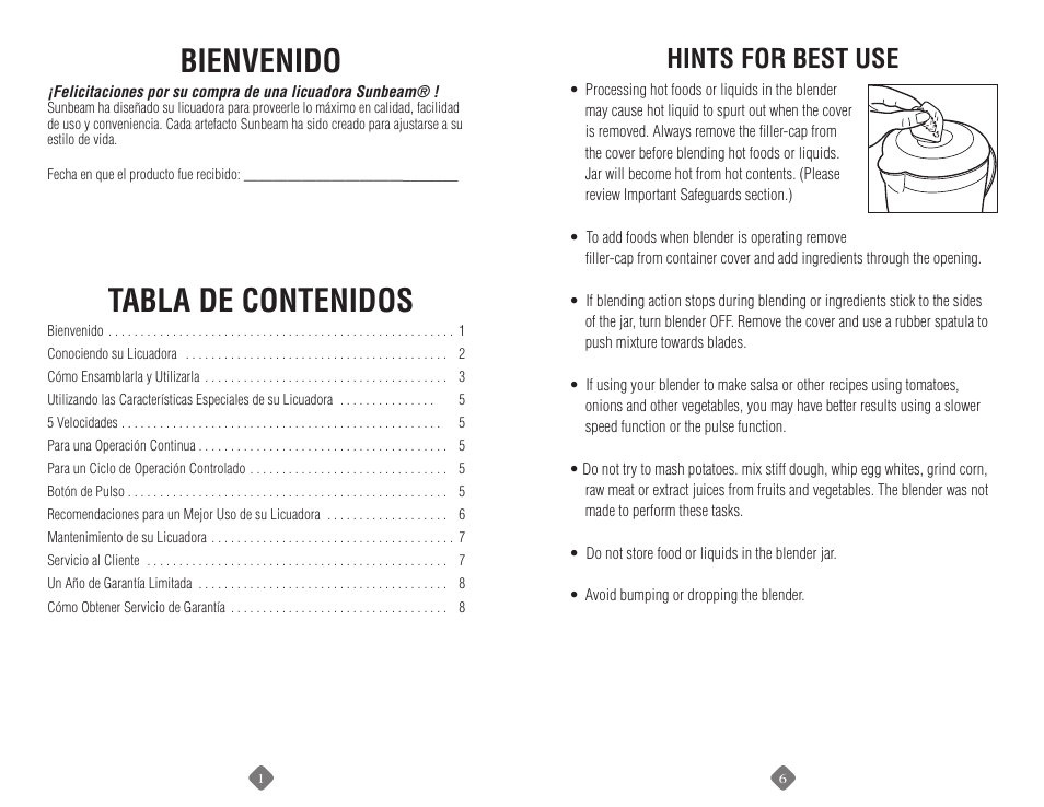 Sunbeam 6091 User Manual | Page 10 / 17