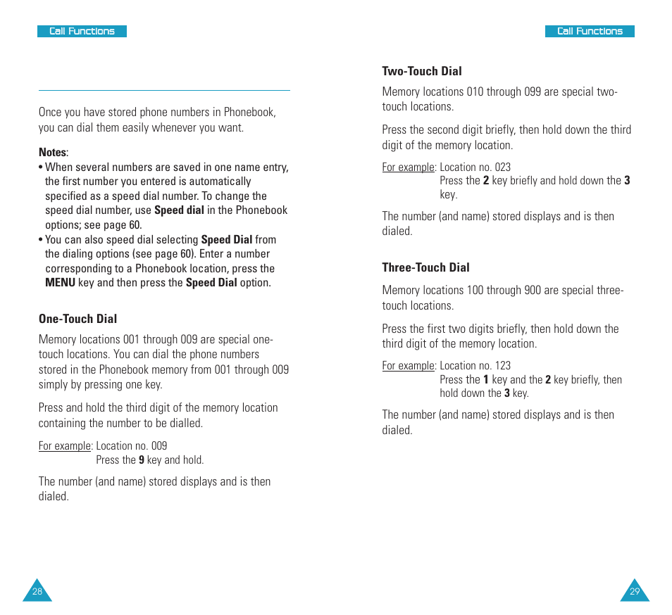 Speed dialing | Samsung SCH N391 User Manual | Page 15 / 75