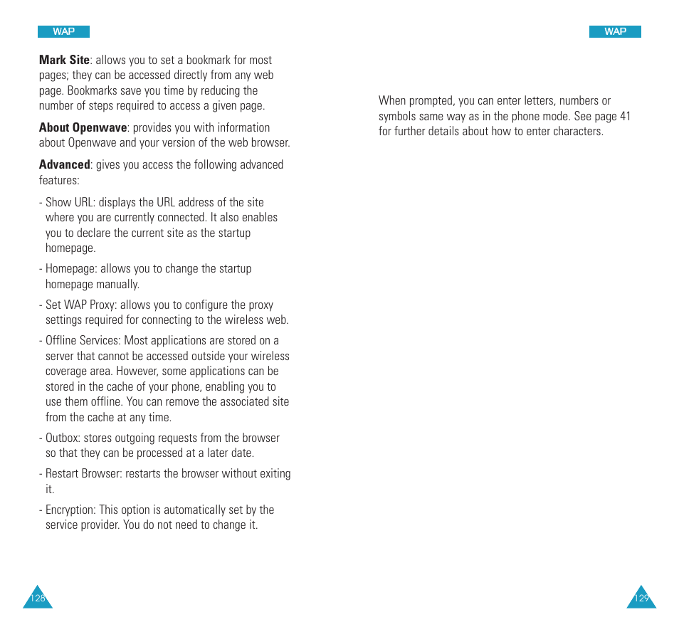 Entering text in the wap browser | Samsung SCH N391 User Manual | Page 65 / 75