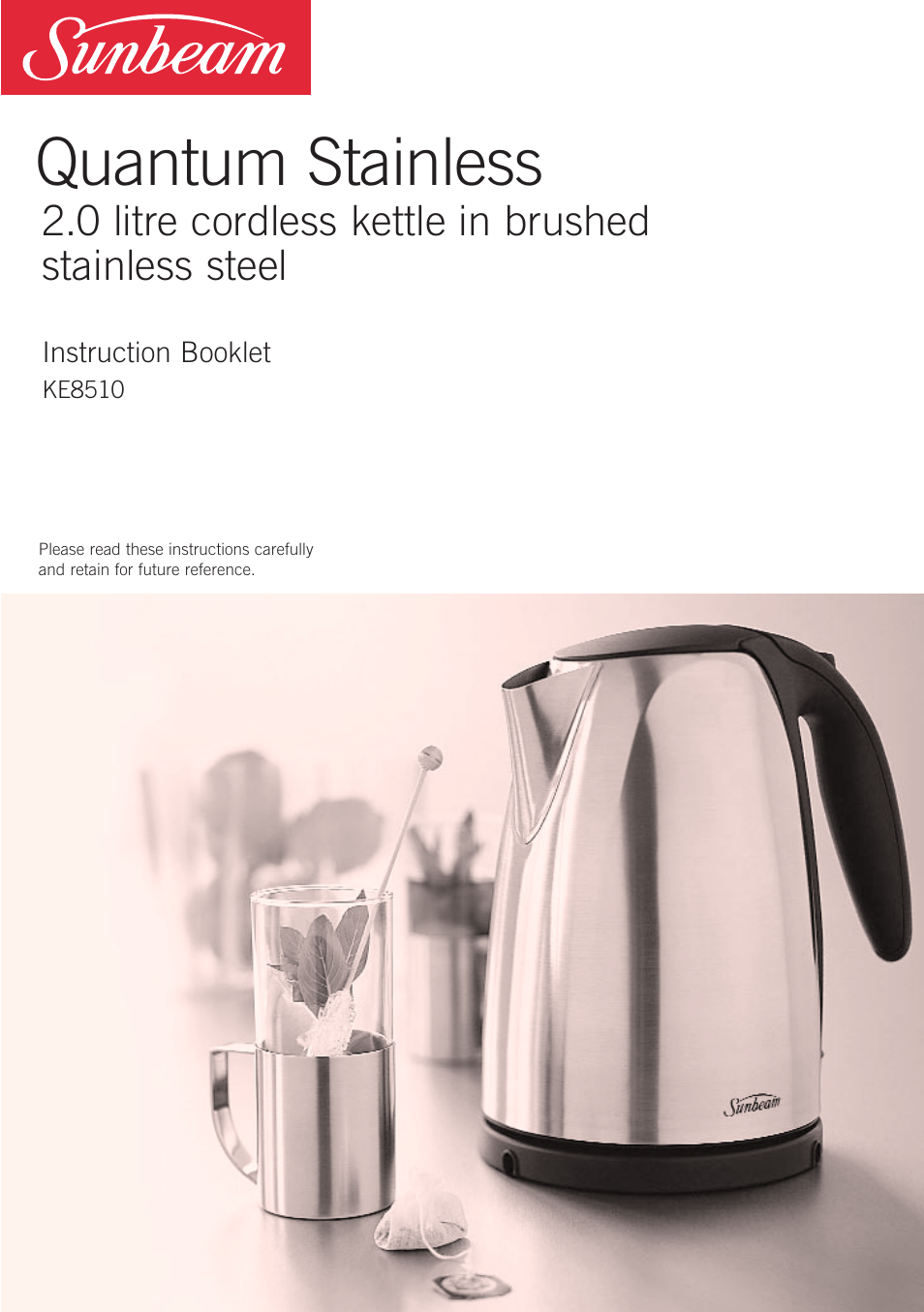 Sunbeam KE8510 User Manual | 10 pages