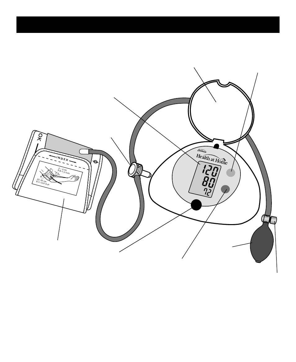 Product identification & caution, Caution | Sunbeam Semi-Automatic Blood Pressure Monitor with Memory User Manual | Page 4 / 14