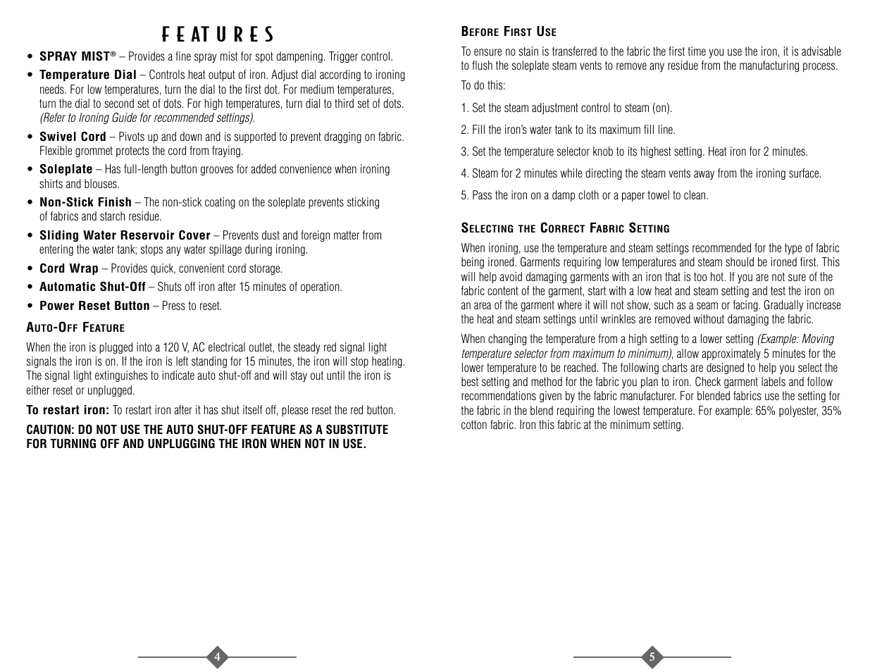 Sunbeam 3945 User Manual | Page 3 / 22