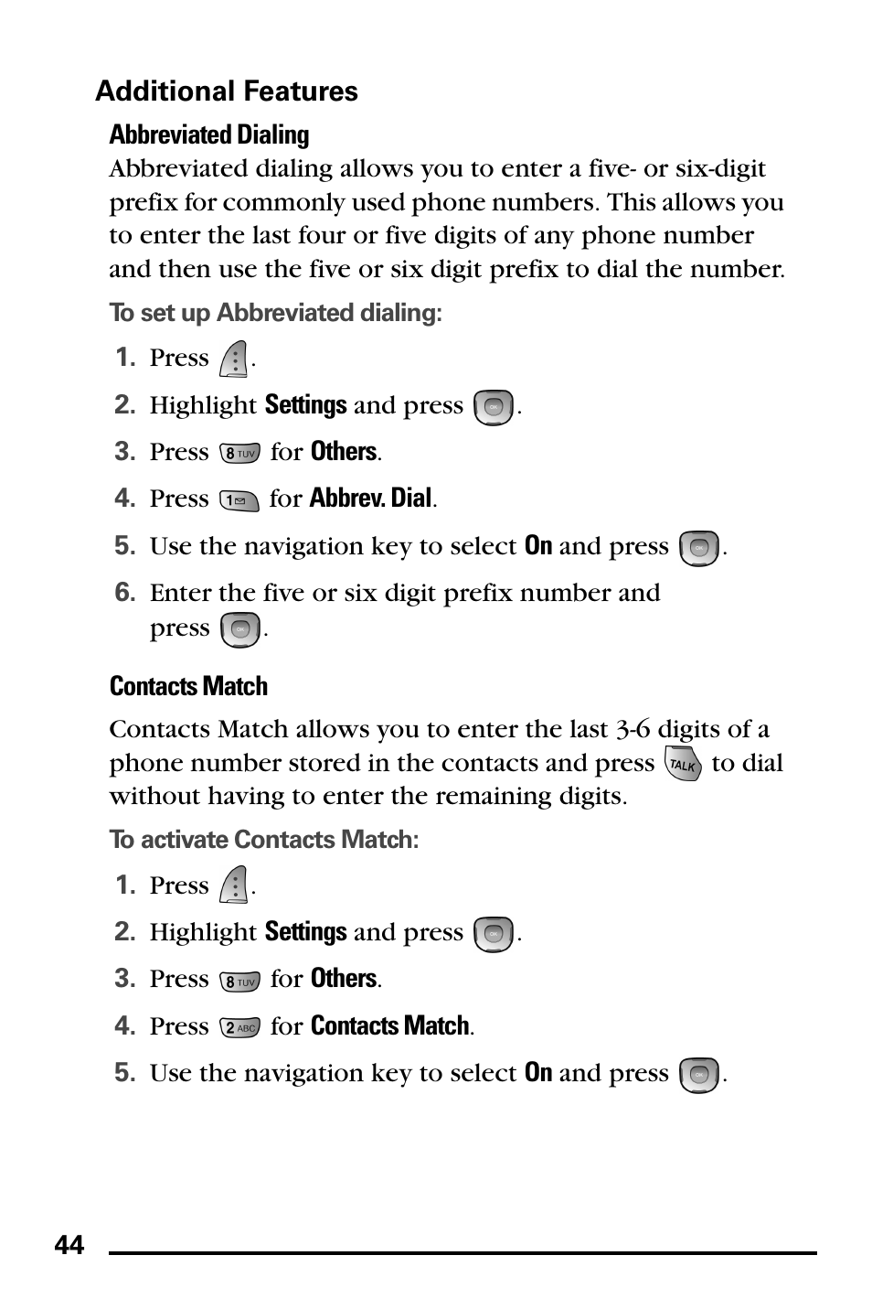 Additional features | Samsung PM-A740 User Manual | Page 52 / 94