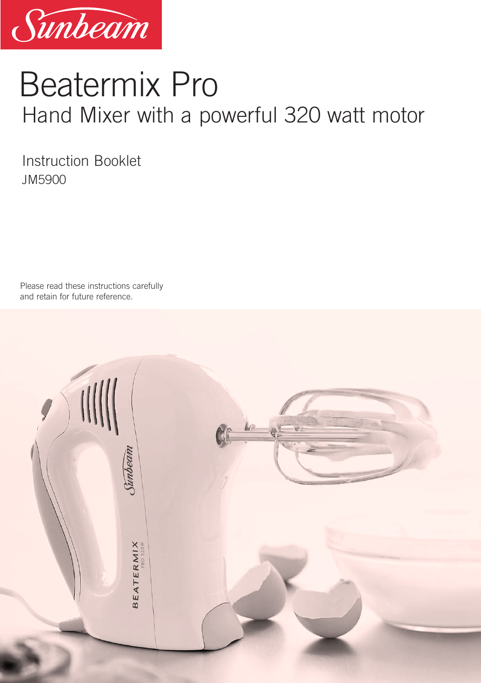 Sunbeam JM5900 User Manual | 18 pages