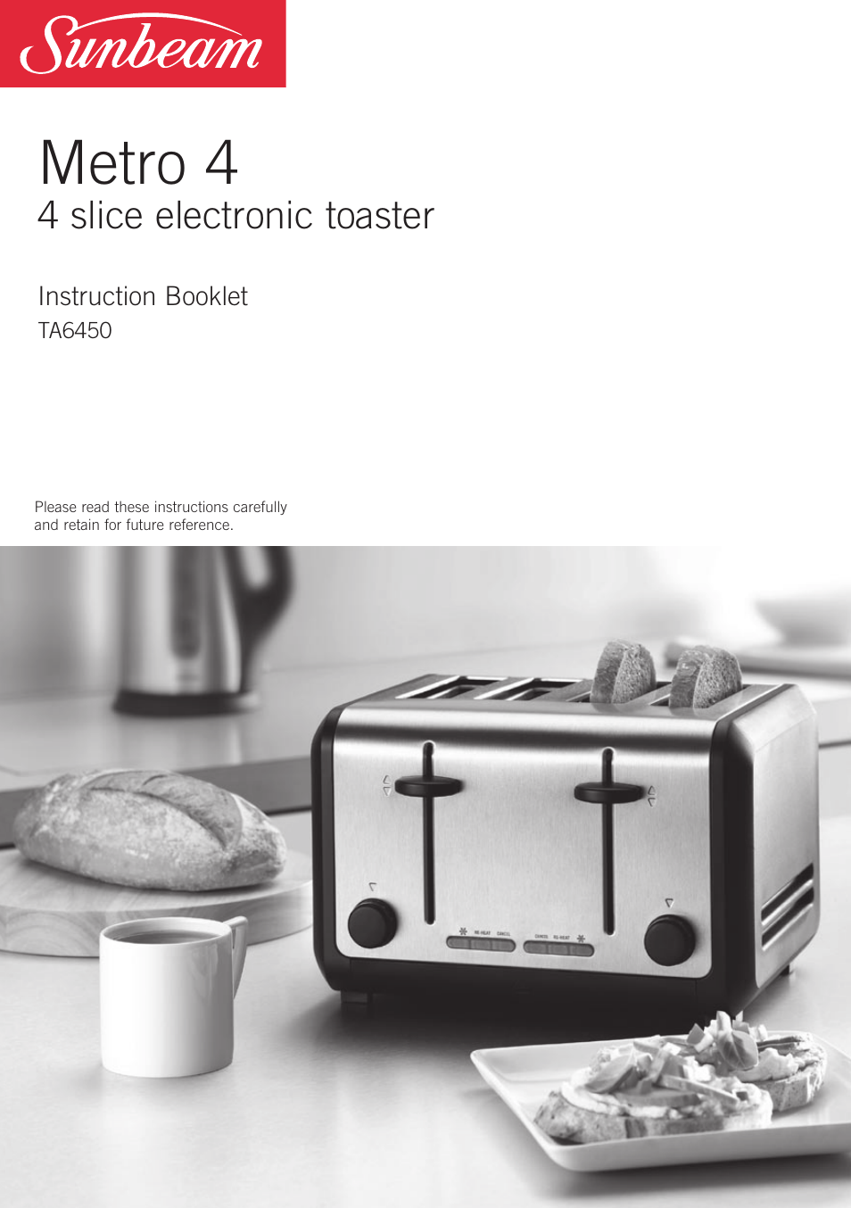 Sunbeam TA6450 User Manual | 10 pages