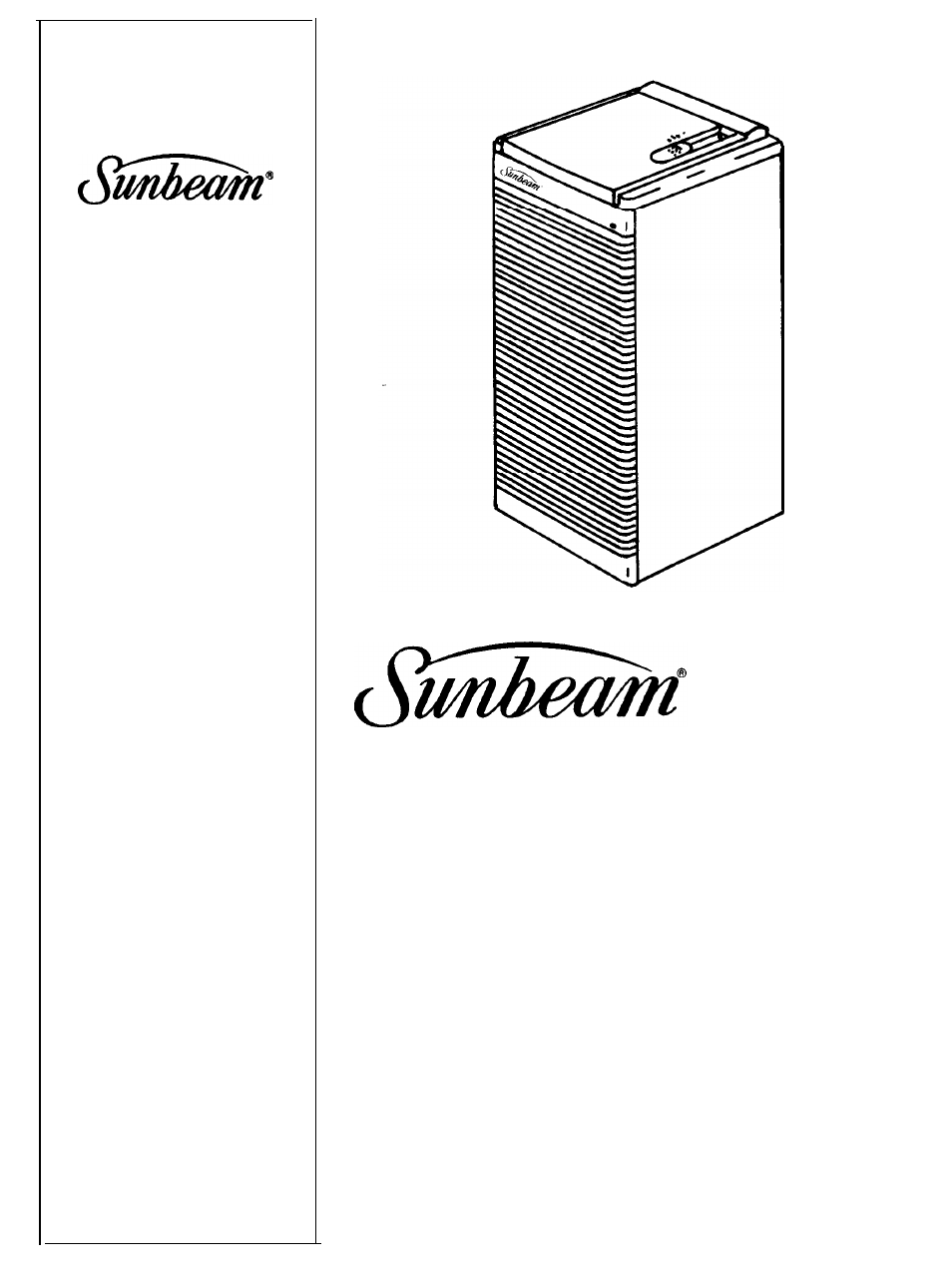 Sunbeam 2576 User Manual | 8 pages