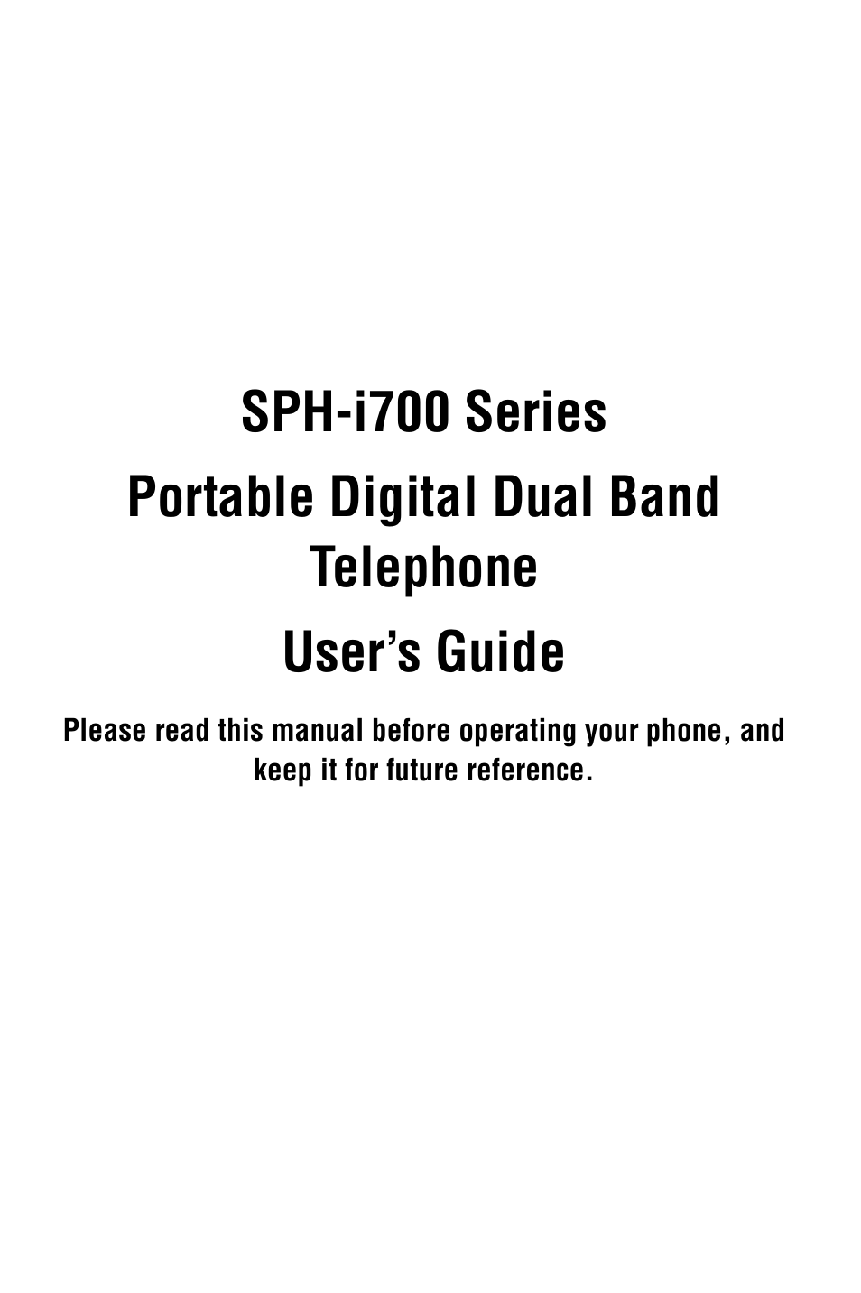 Samsung SPH i700 User Manual | 186 pages