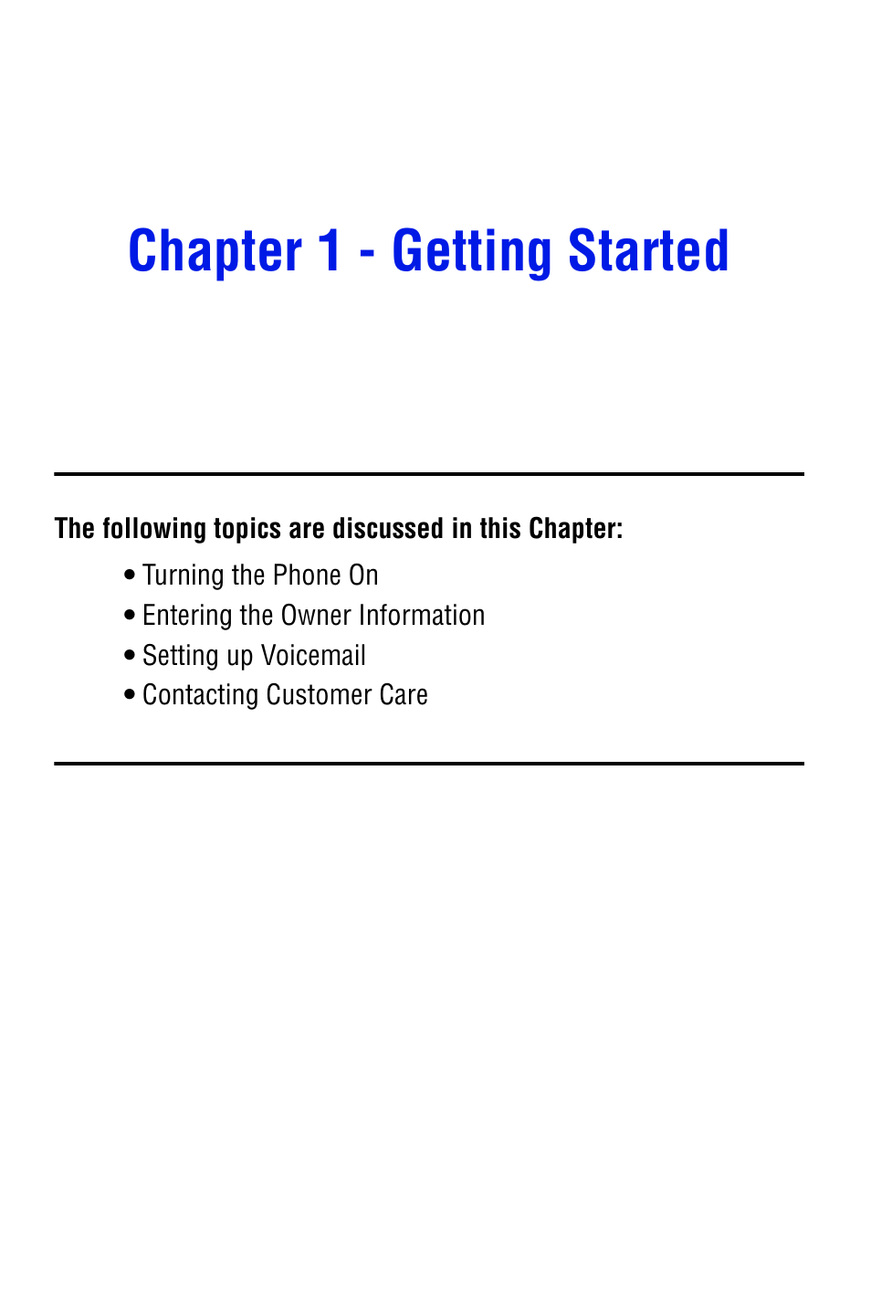 Chapter 1 - getting started | Samsung SPH i700 User Manual | Page 12 / 186