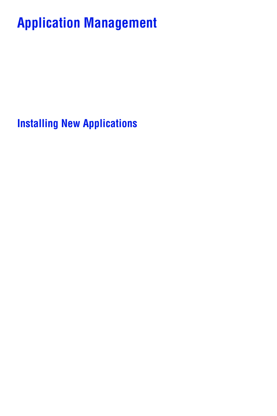 Application management, Installing new applications | Samsung SPH i700 User Manual | Page 136 / 186