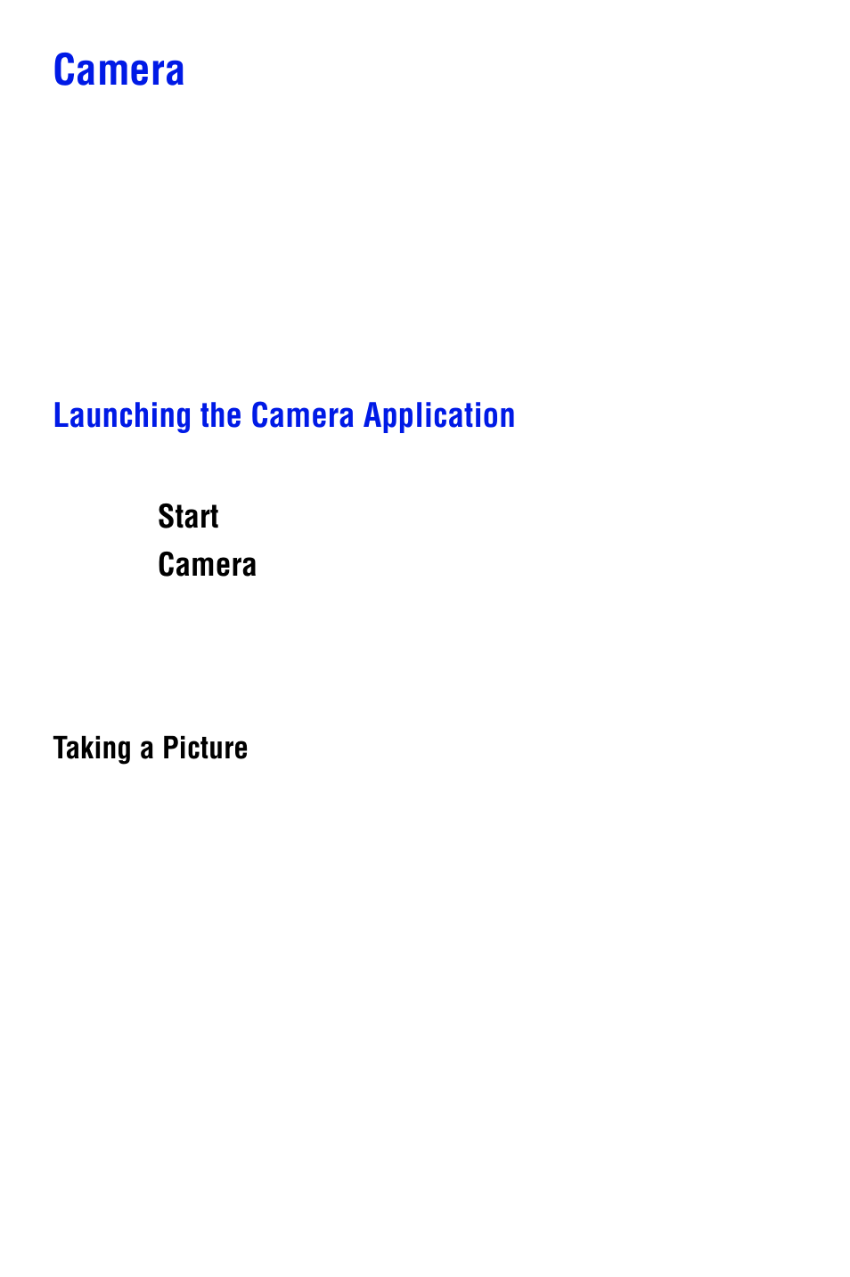 Camera, Launching the camera application | Samsung SPH i700 User Manual | Page 143 / 186