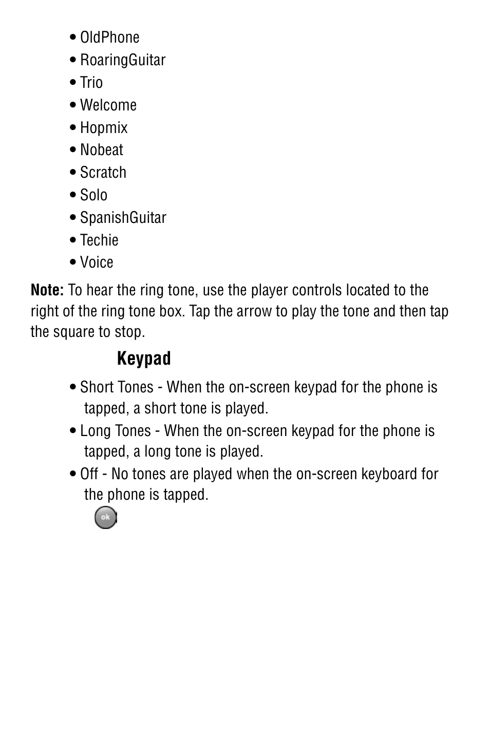 Keypad | Samsung SPH i700 User Manual | Page 41 / 186