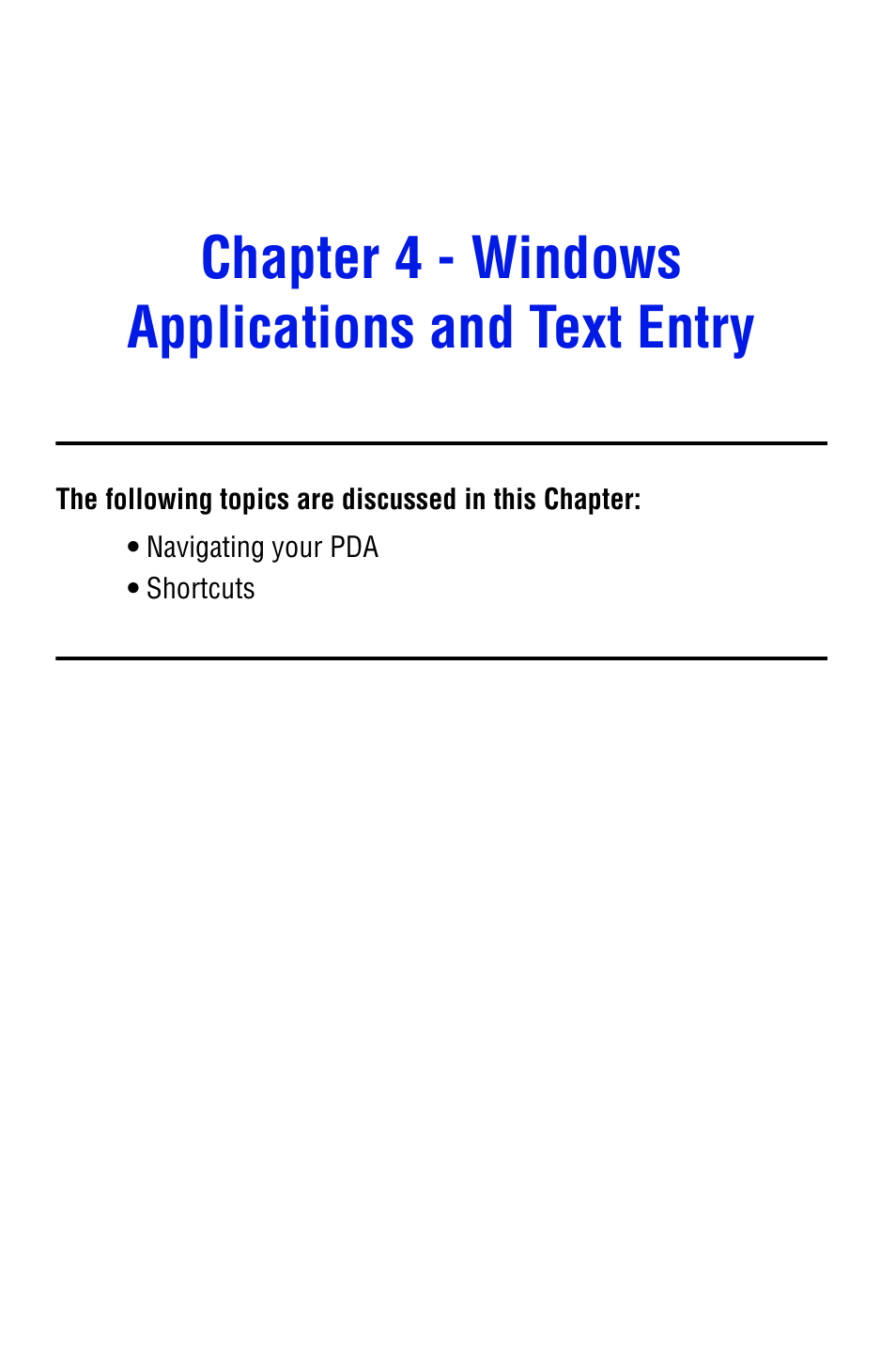 Chapter 4 - windows applications and text entry, Chapter 4 - windows applications and, Text entry | Samsung SPH i700 User Manual | Page 44 / 186