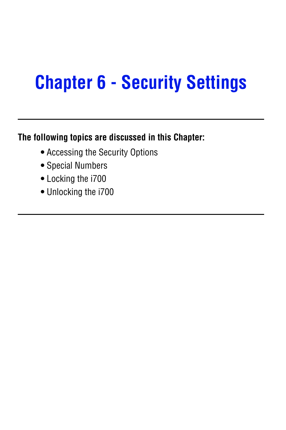 Chapter 6 - security settings | Samsung SPH i700 User Manual | Page 56 / 186