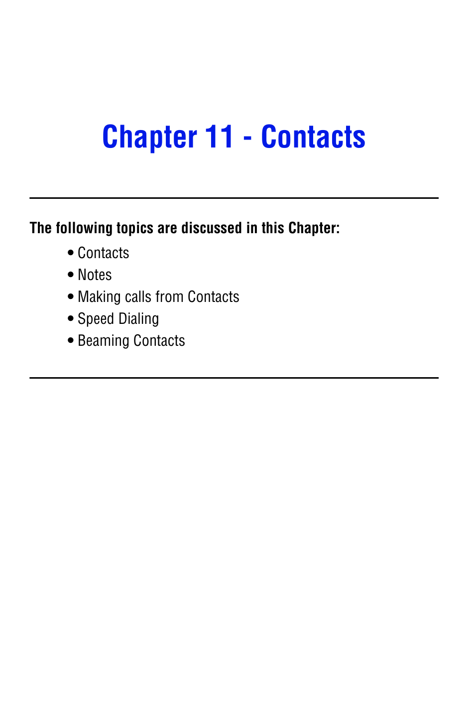 Chapter 11 - contacts | Samsung SPH i700 User Manual | Page 89 / 186