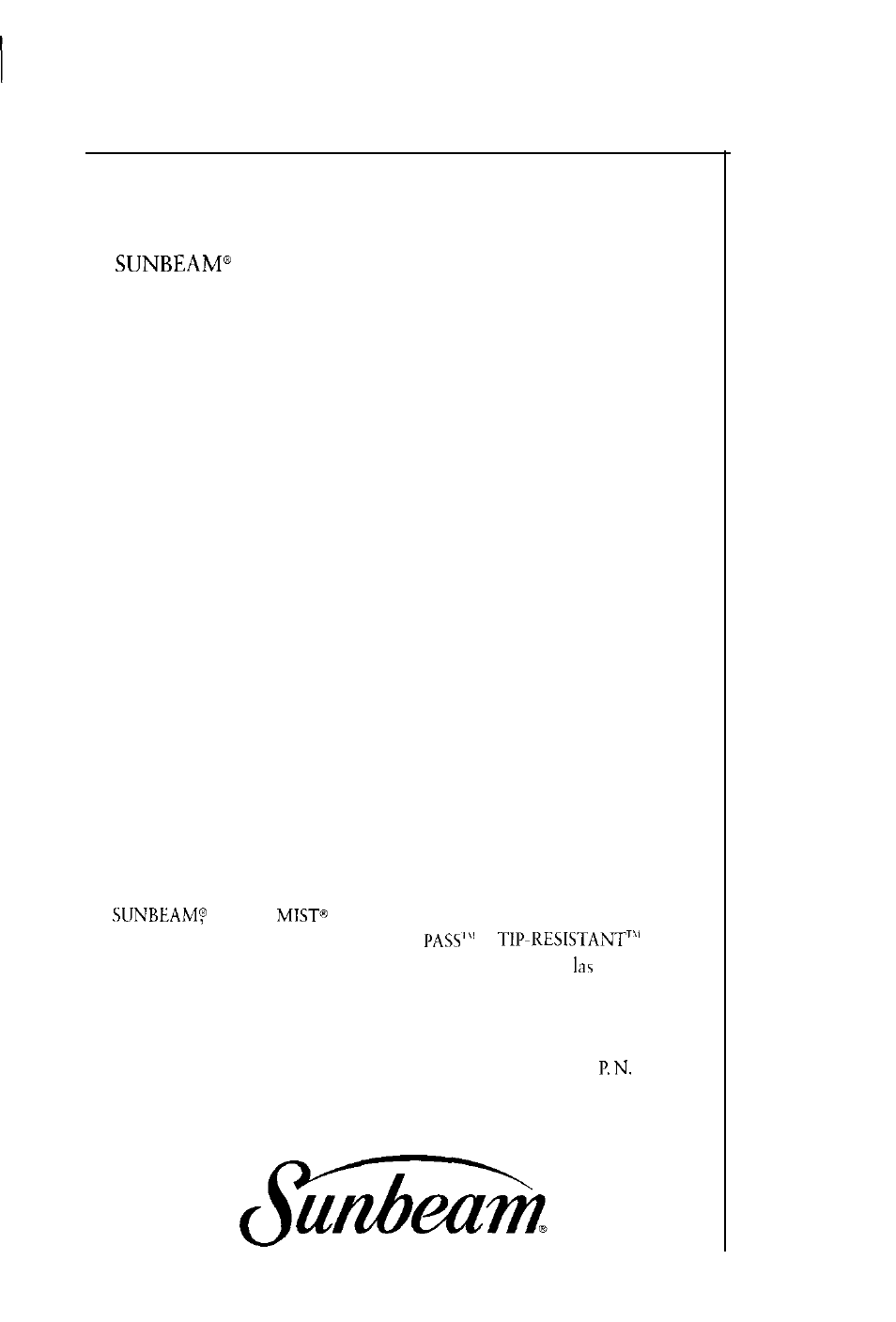 Cómo obtener el servicio de la garantía, No envíe el producto a la dirección anterior | Sunbeam 3020 User Manual | Page 40 / 40