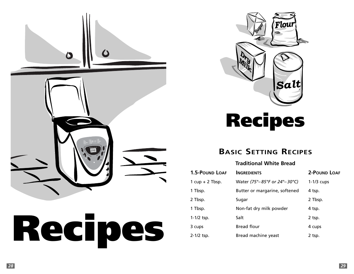 Recipes | Sunbeam 5891 User Manual | Page 15 / 44