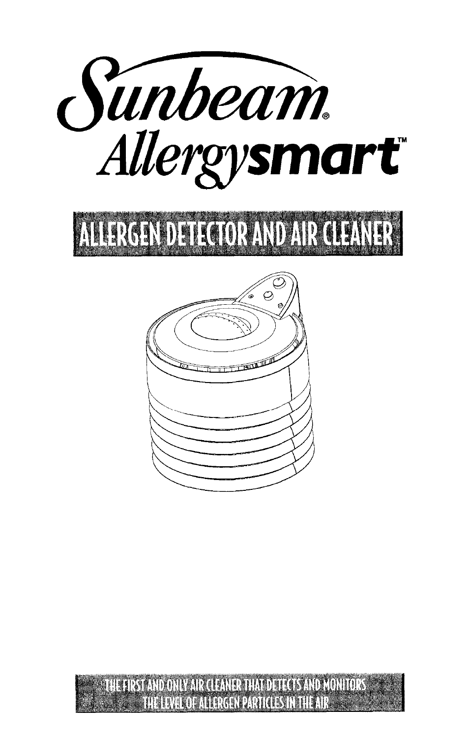 Sunbeam ALLERGYSMART 2540 User Manual | 12 pages