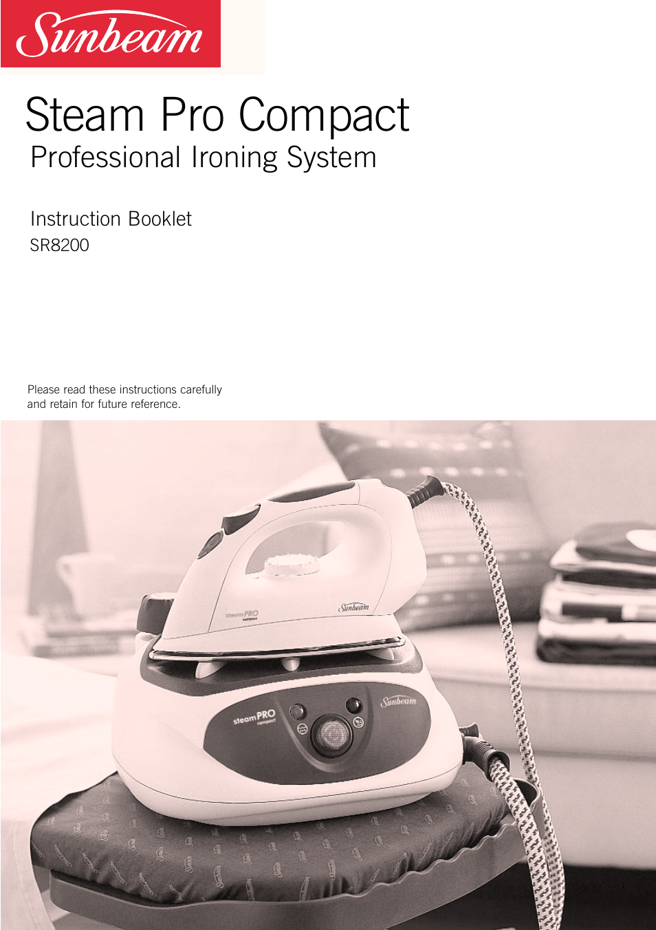 Sunbeam SR8200 User Manual | 12 pages