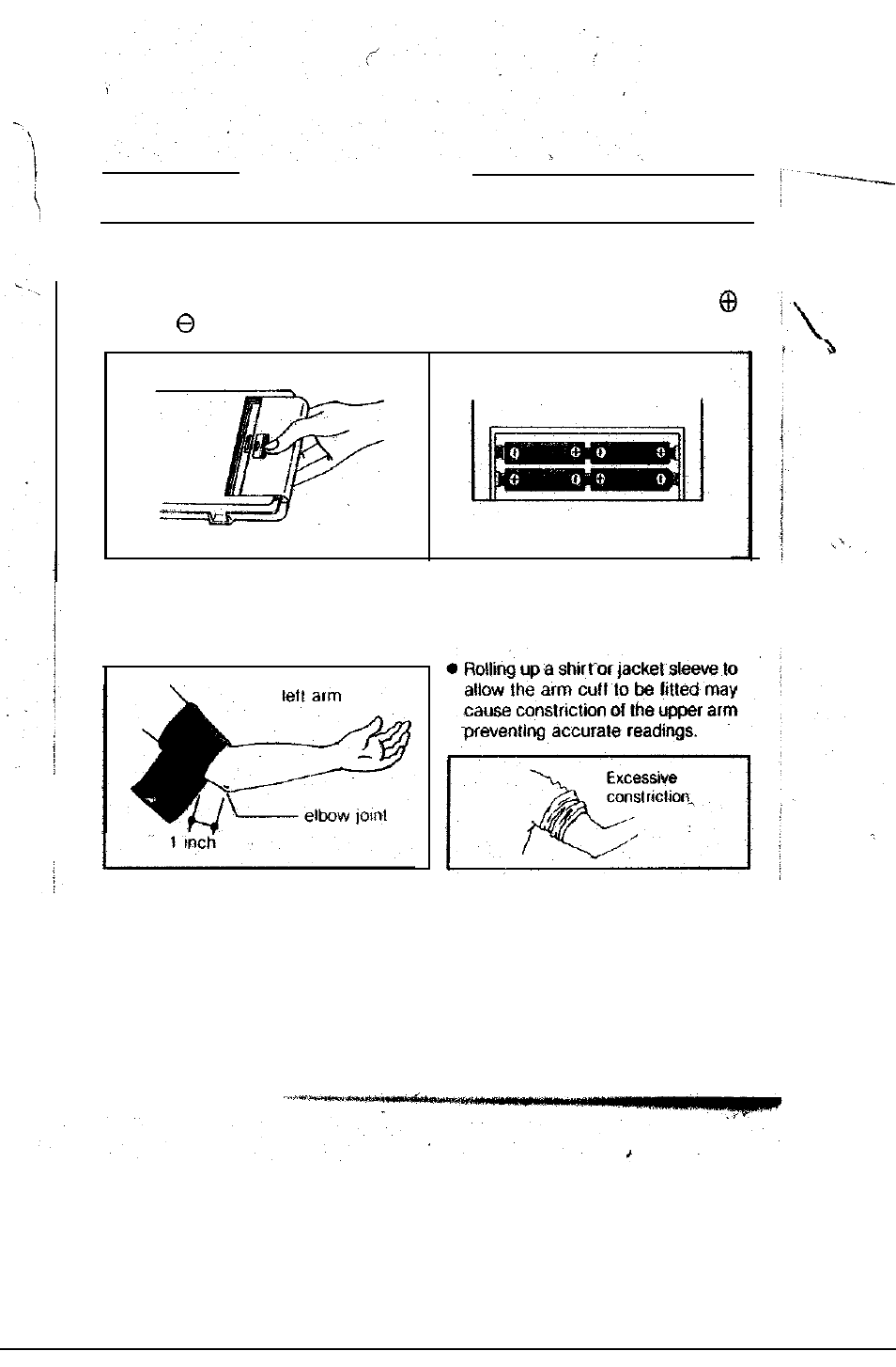 Preparation for measurements | Sunbeam 7620 User Manual | Page 6 / 16