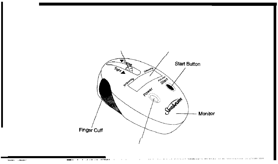 Parts of your blood pressure monitor | Sunbeam 7656-10 User Manual | Page 7 / 16