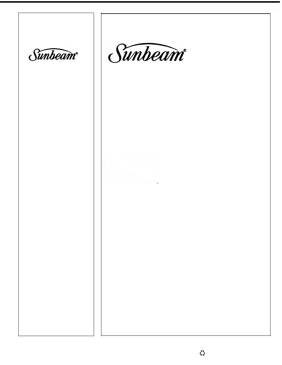 Owner’s manual, Model 2570, 560 air cleaner | And ionizer | Sunbeam 2570 User Manual | Page 6 / 6