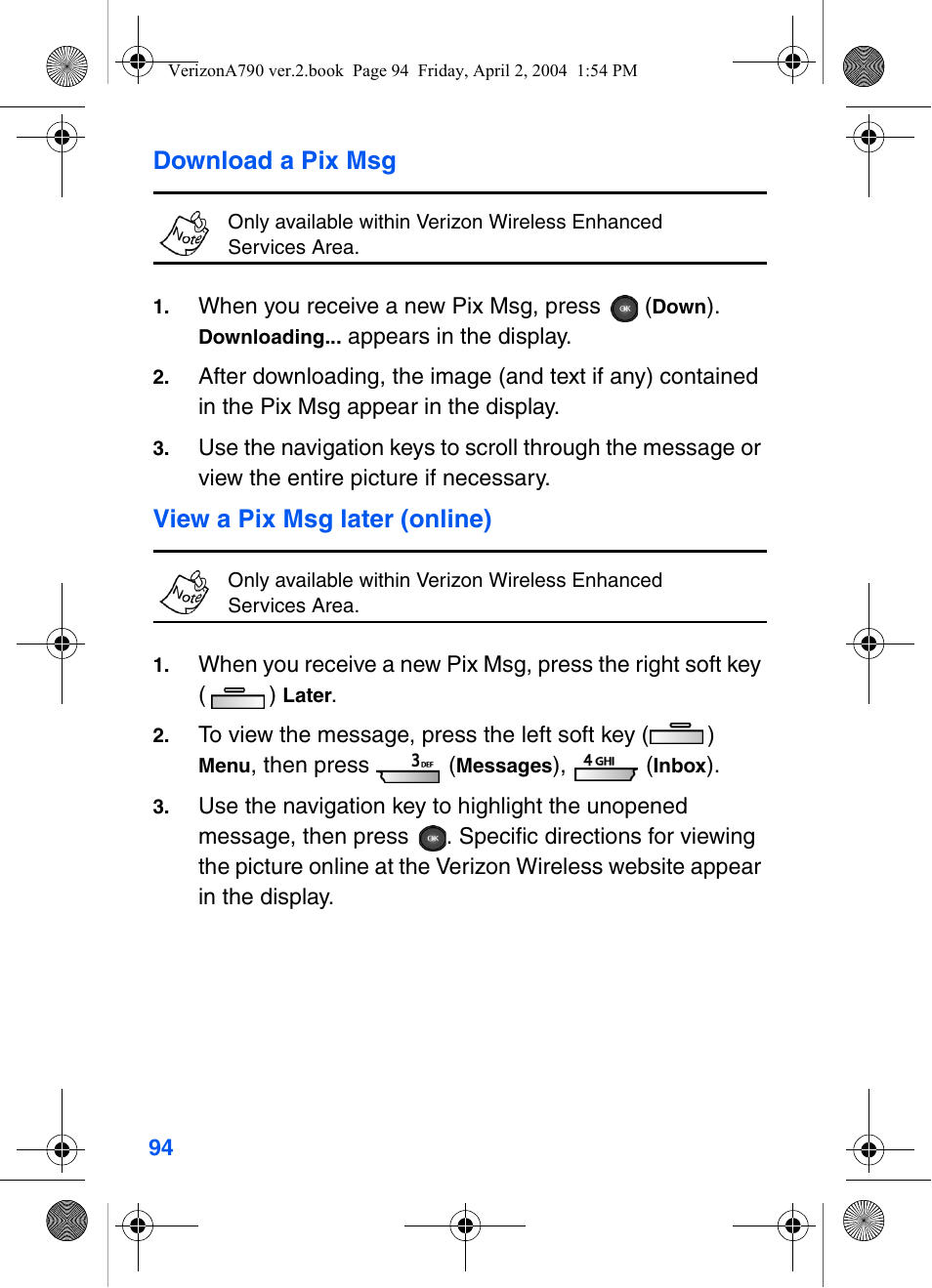 Samsung A790 User Manual | Page 102 / 226