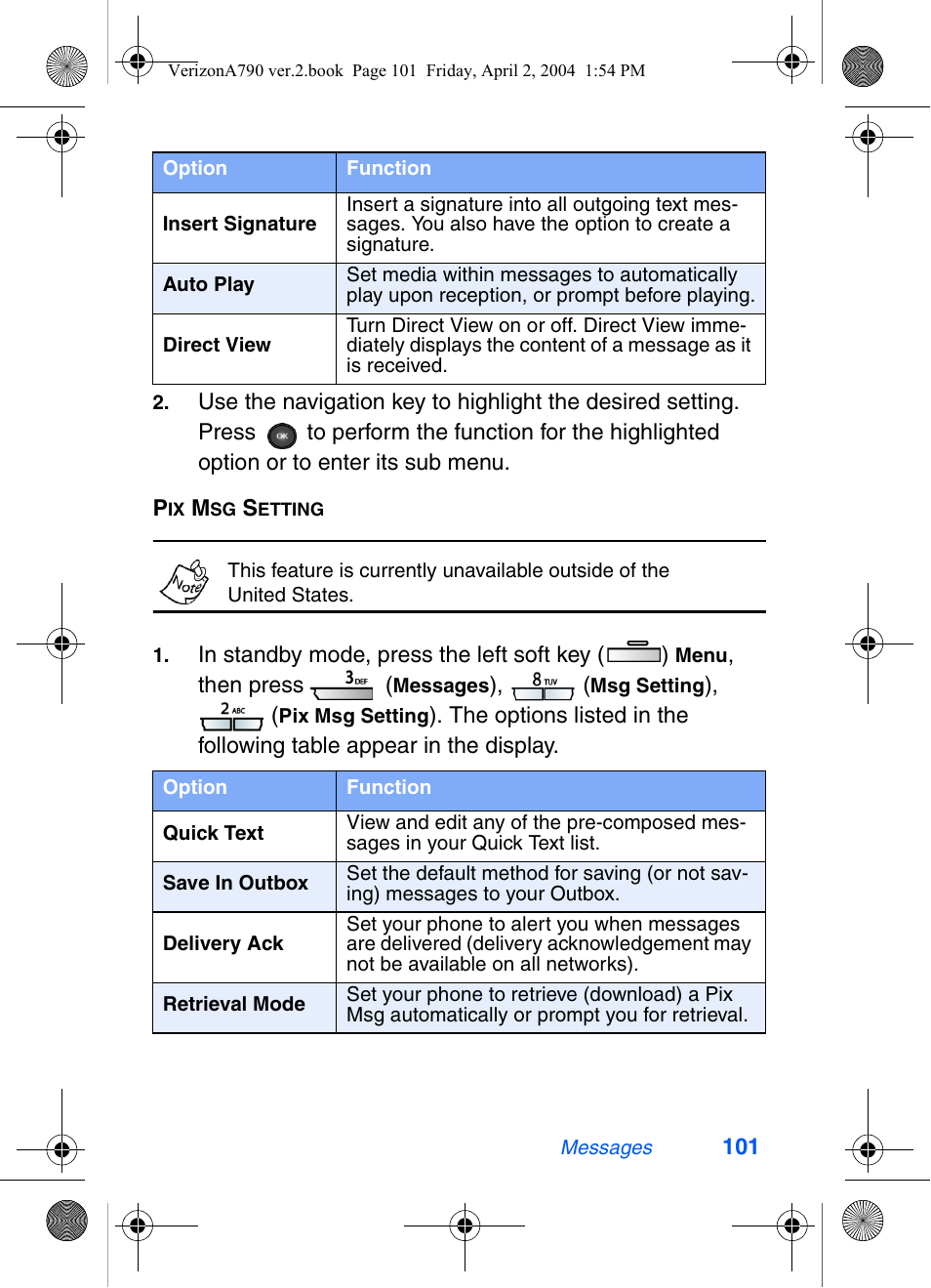 Samsung A790 User Manual | Page 109 / 226
