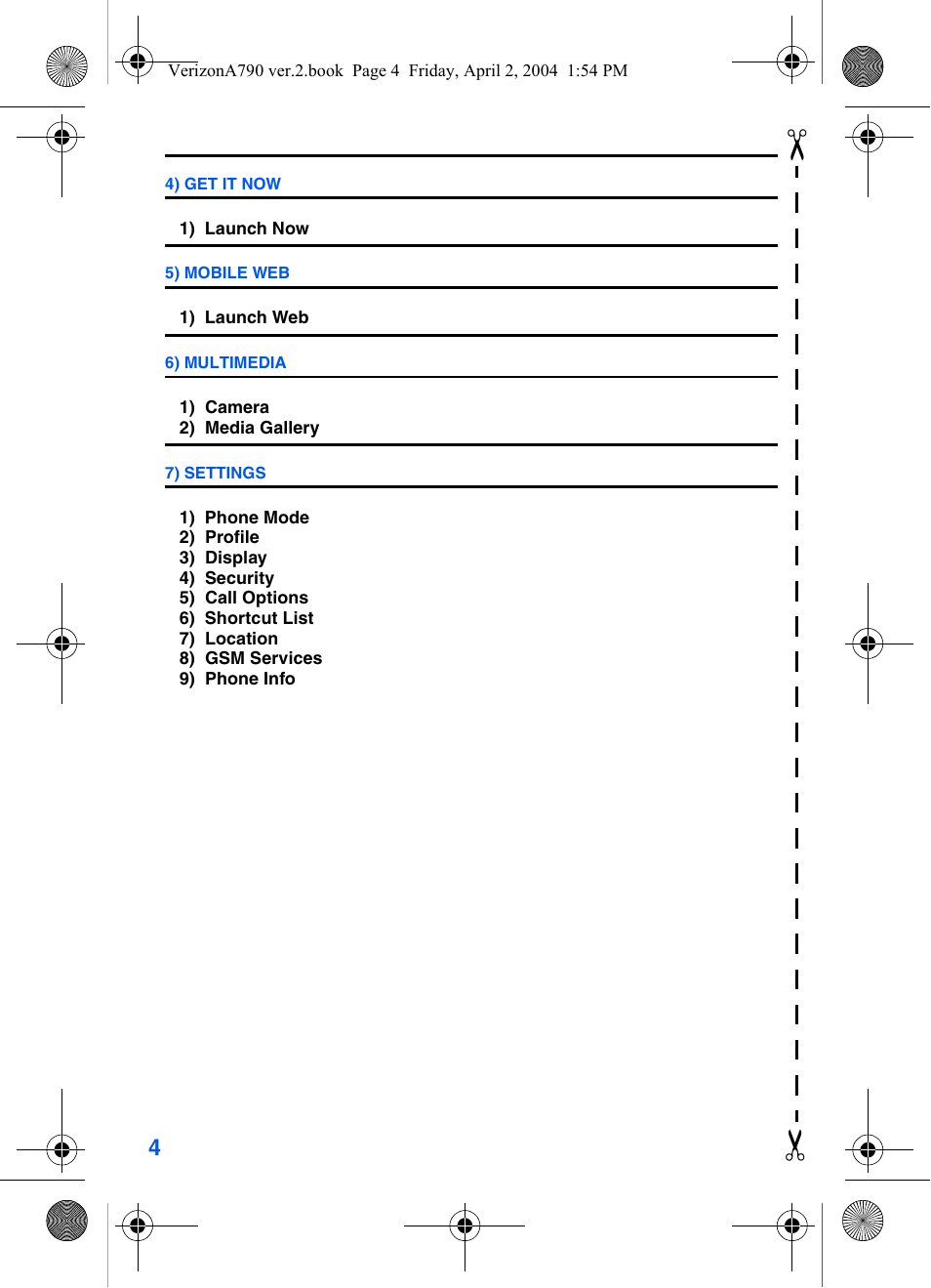 Samsung A790 User Manual | Page 12 / 226