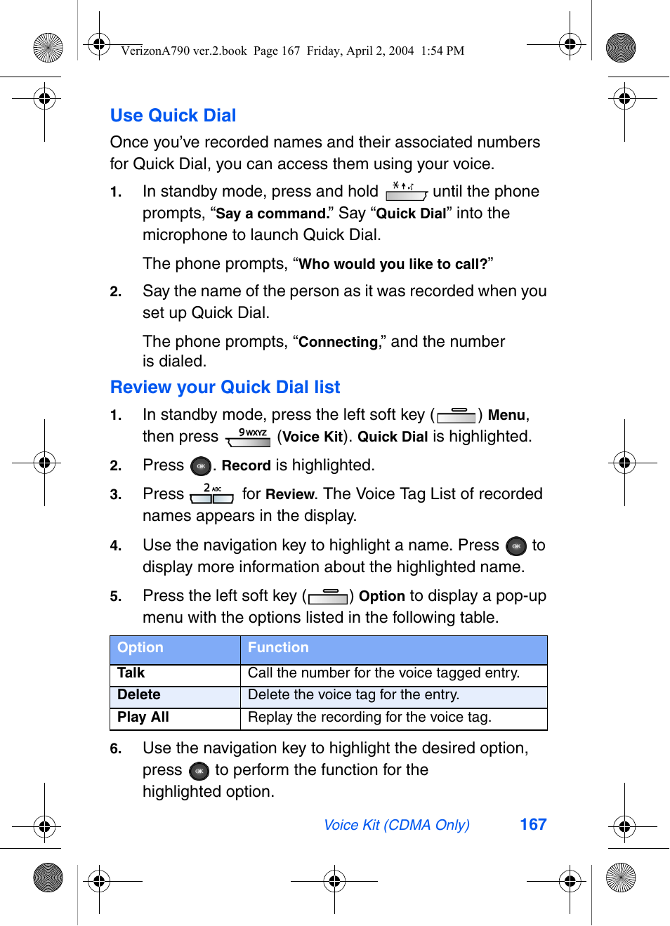 The phone prompts, “who would you like to call | Samsung A790 User Manual | Page 175 / 226