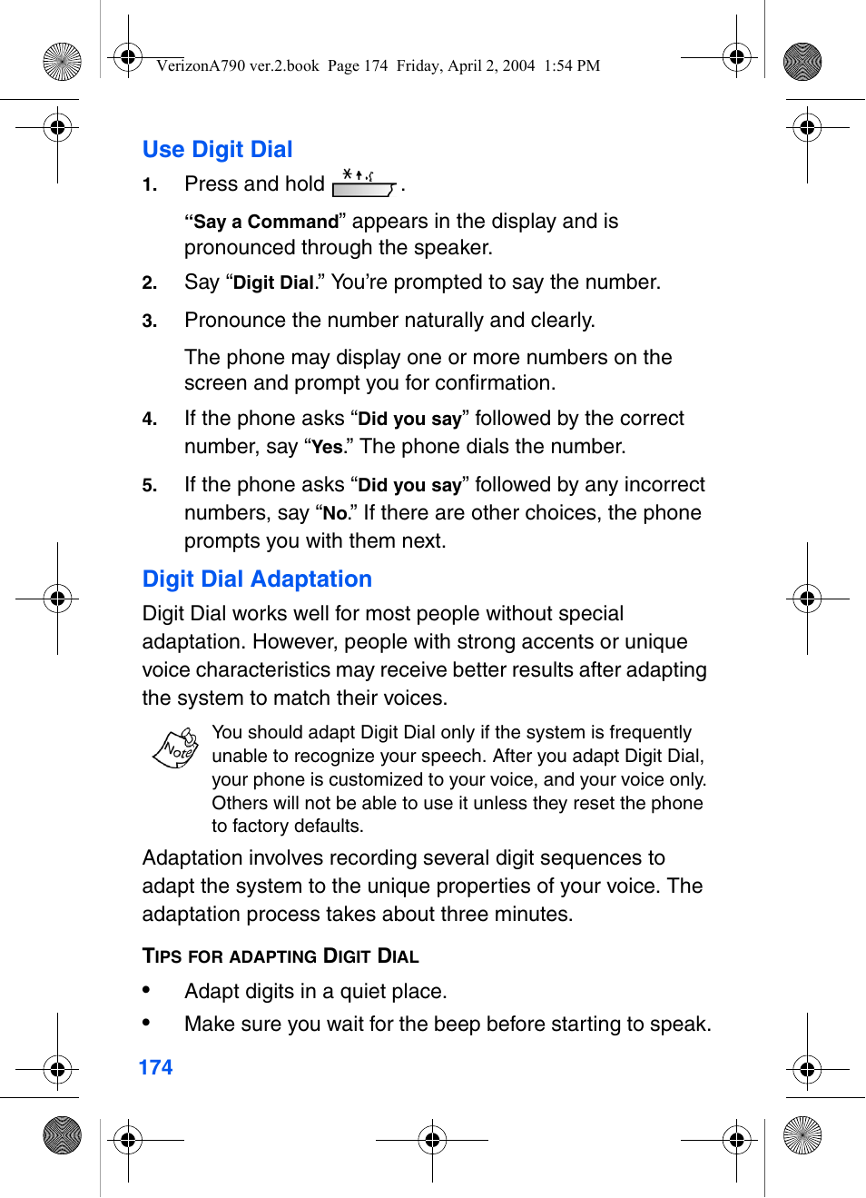 Samsung A790 User Manual | Page 182 / 226