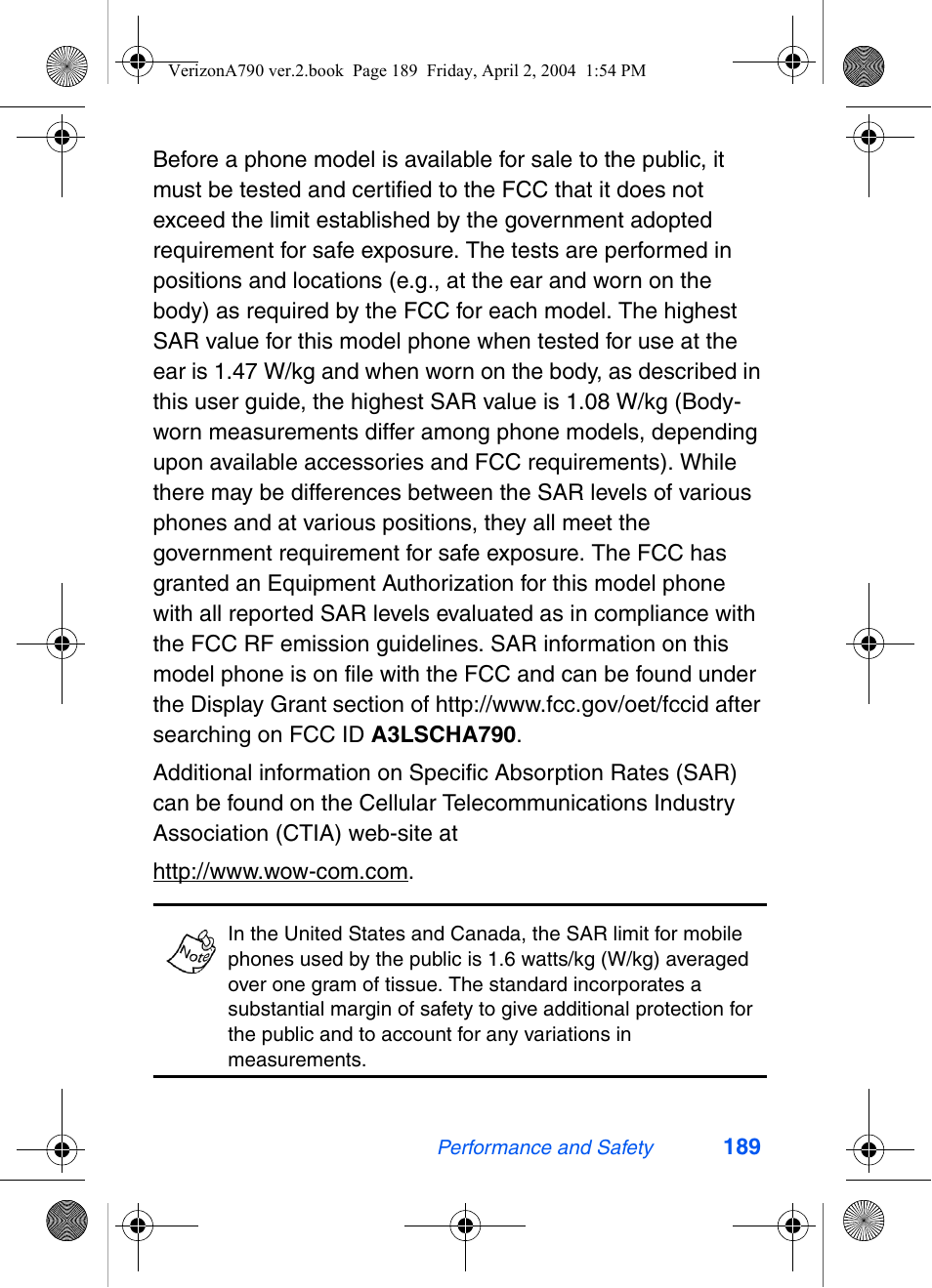 Samsung A790 User Manual | Page 197 / 226