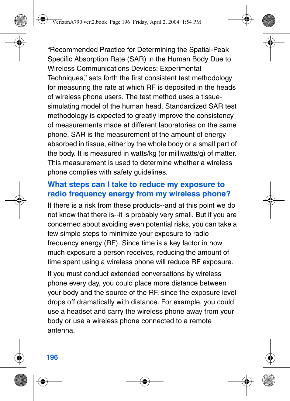 Samsung A790 User Manual | Page 204 / 226