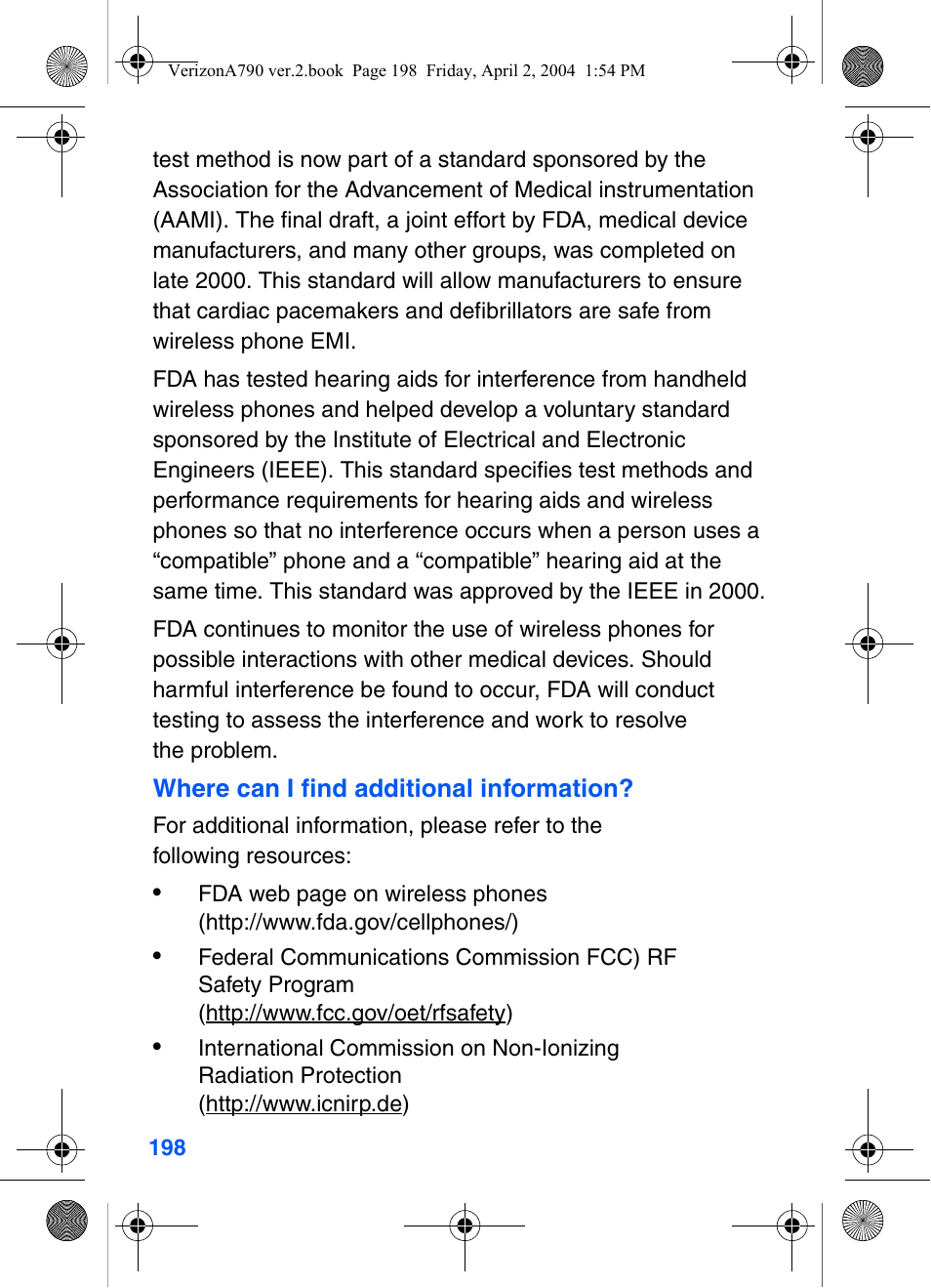 Samsung A790 User Manual | Page 206 / 226