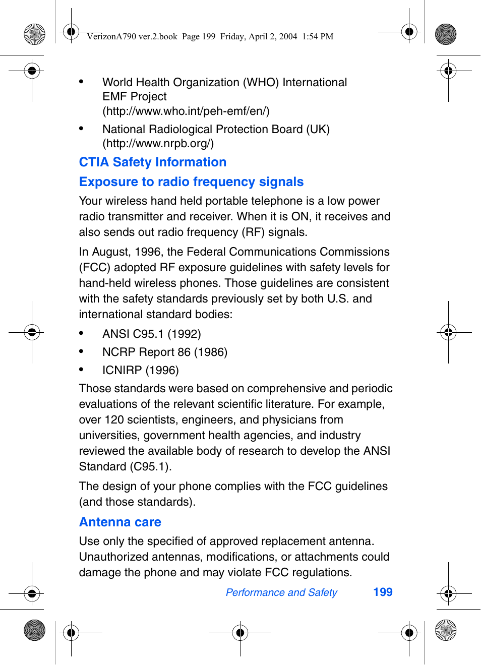 Samsung A790 User Manual | Page 207 / 226