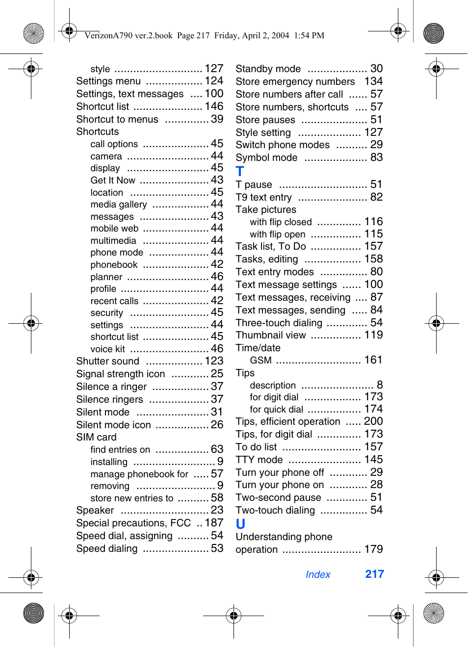 Samsung A790 User Manual | Page 225 / 226