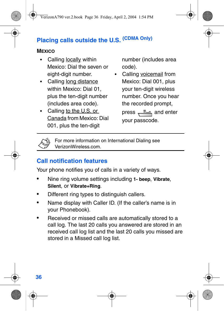 Samsung A790 User Manual | Page 44 / 226