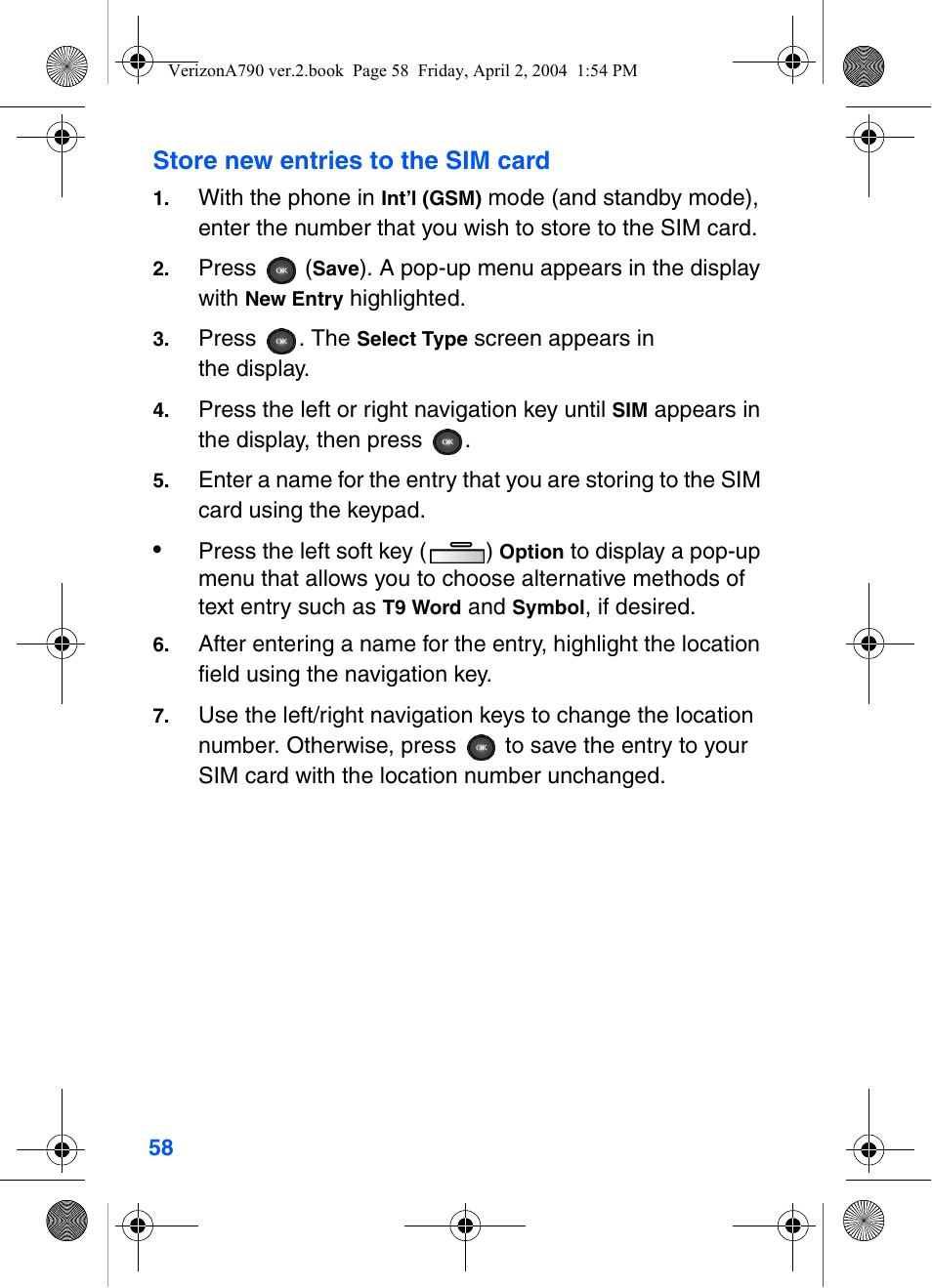 Samsung A790 User Manual | Page 66 / 226