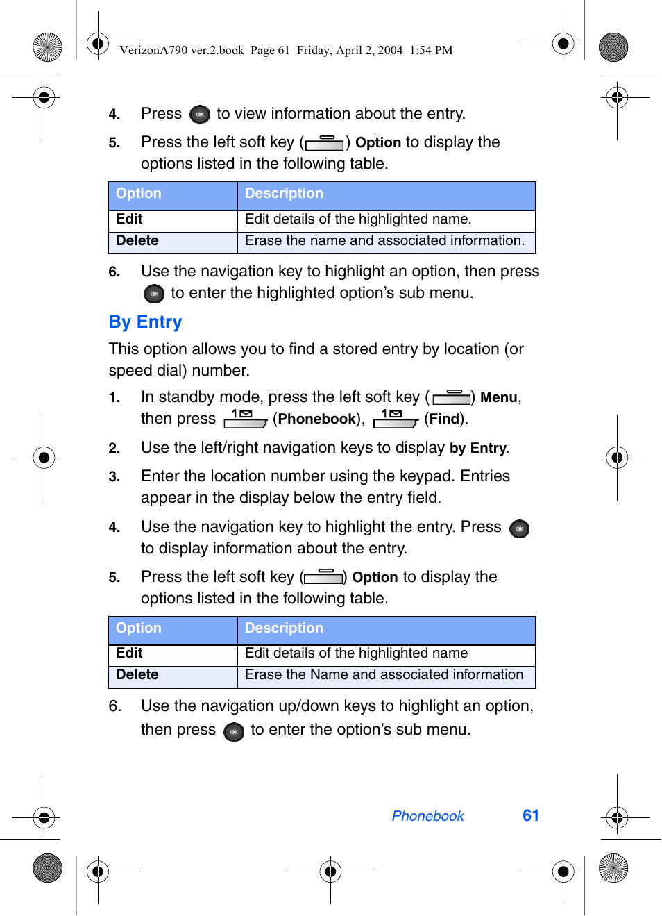 Samsung A790 User Manual | Page 69 / 226